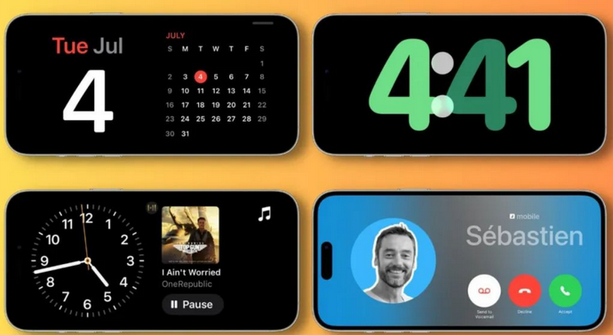 宁乡苹果手机维修分享iOS17横屏充电待机显示有什么好处 