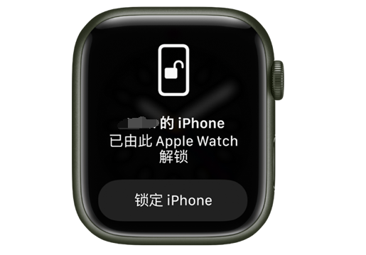 宁乡苹果手机维修分享用 AppleWatch 解锁配备面容 ID 的 iPhone方法 